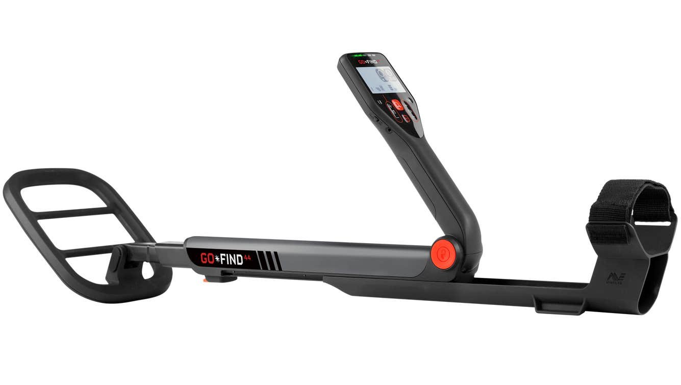 بطاقة مواصفات توضيحية وليست صورة الجهاز — Minelab GO-FIND 44